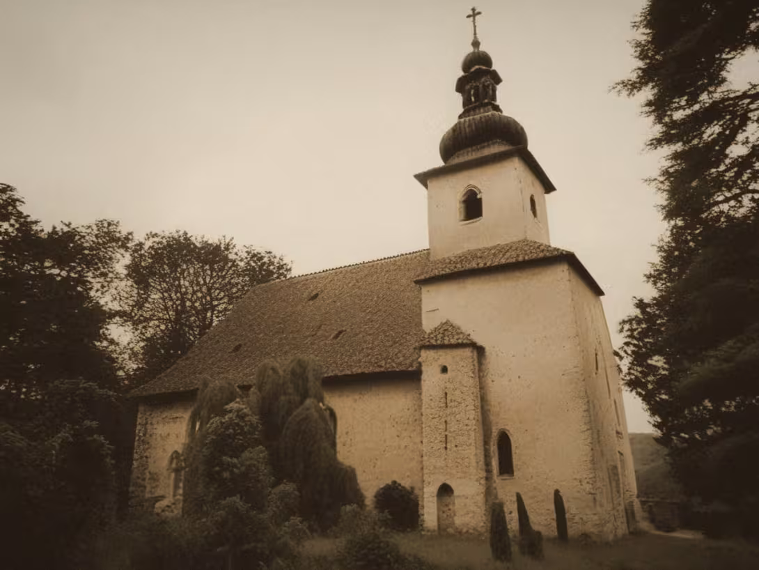 Historická podoba – kostel svaté Anny (Boršov)