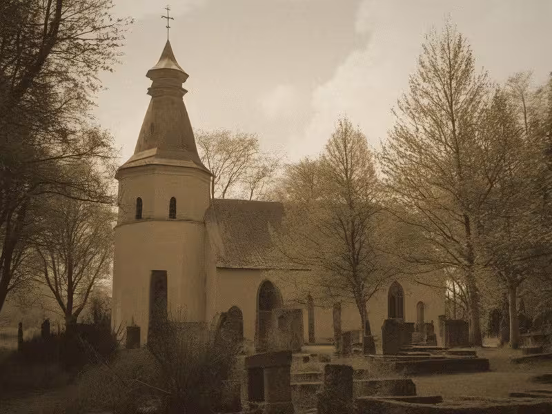 Historická podoba – kostel svaté Barbory (Pacov)