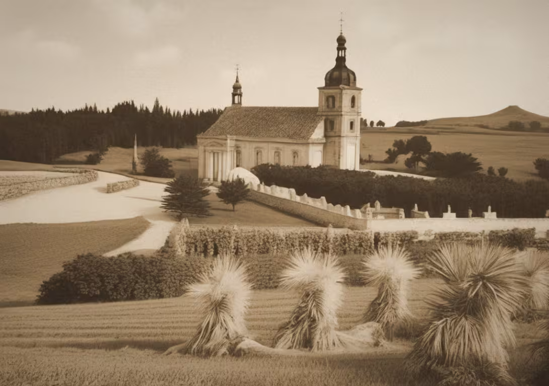 Historická podoba – Kostel svaté Barbory (Valkeřice)