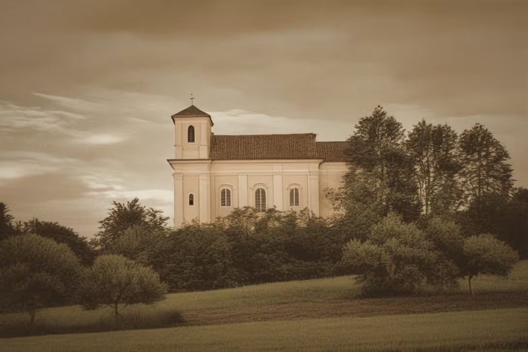 Historická podoba – kostel svaté Kateřiny (Choteč)