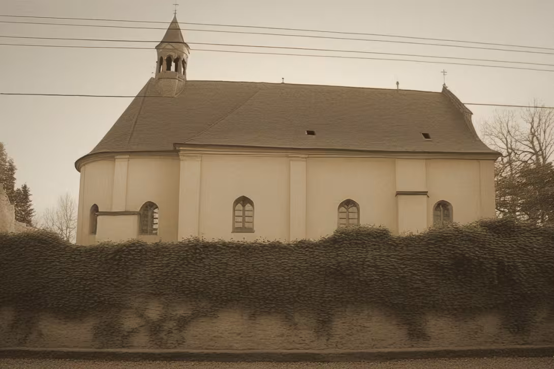 Historická podoba – kostel svaté Kateřiny (Horní Roveň)