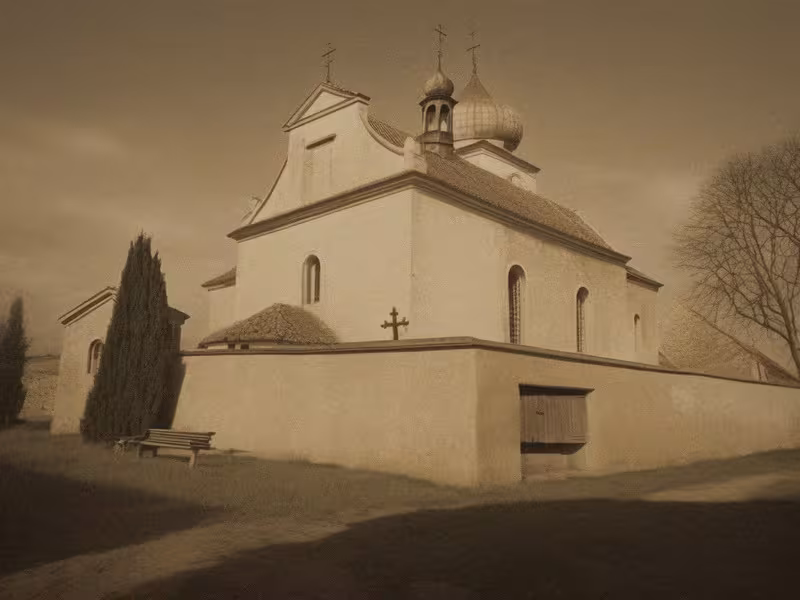 Historická podoba – kostel svaté Kateřiny (Višňová)