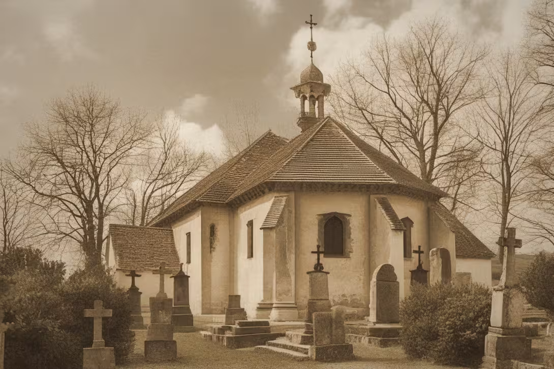 Historická podoba – Kostel svaté Kateřiny (Vlastibořice)