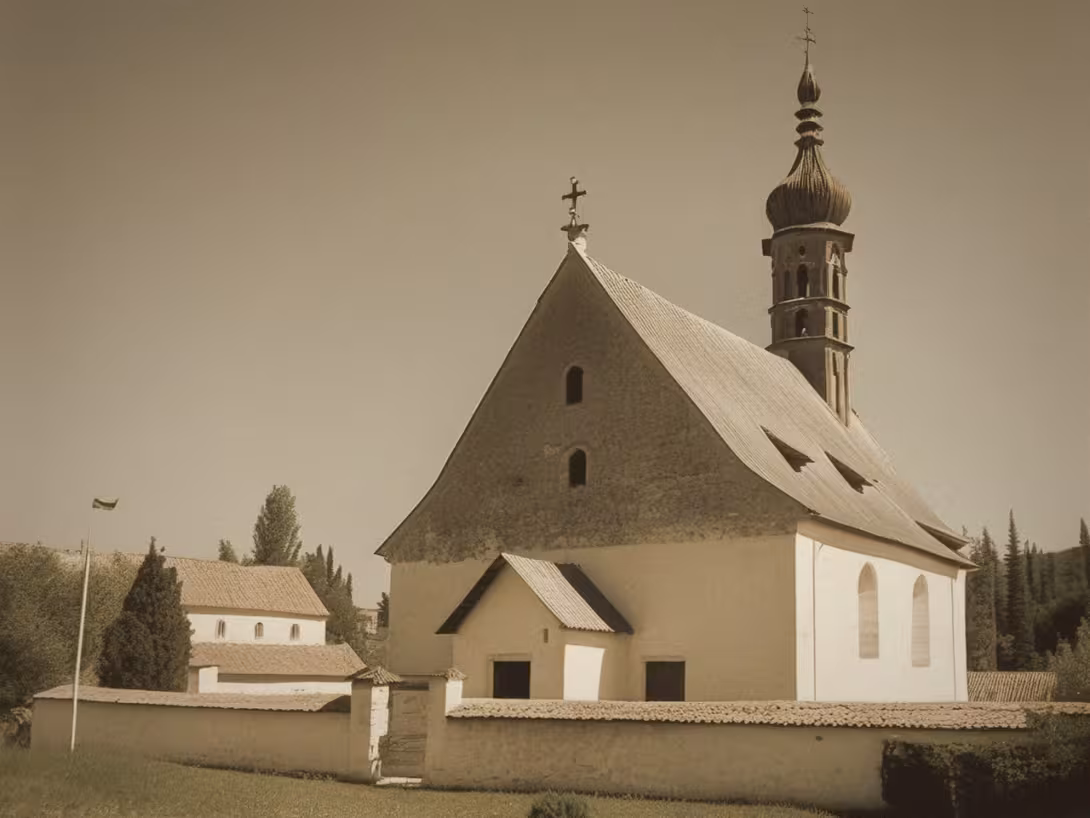 Historická podoba – Kostel svaté Kunhuty (Královské Poříčí)