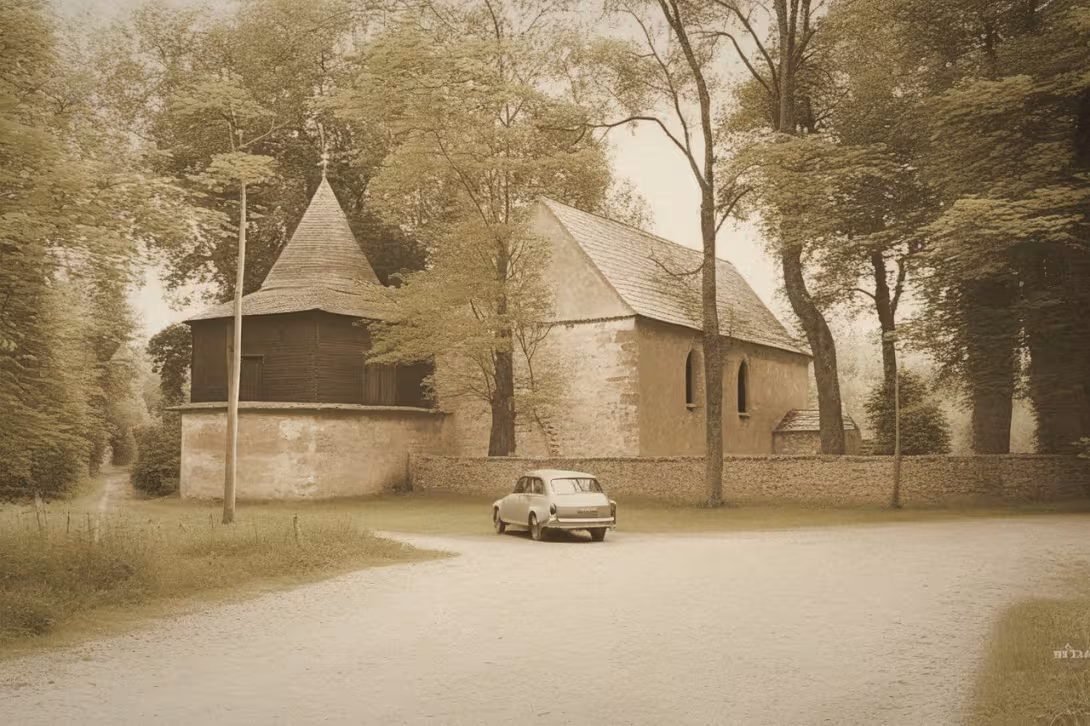 Historická podoba – kostel svaté Kunhuty (Polom)