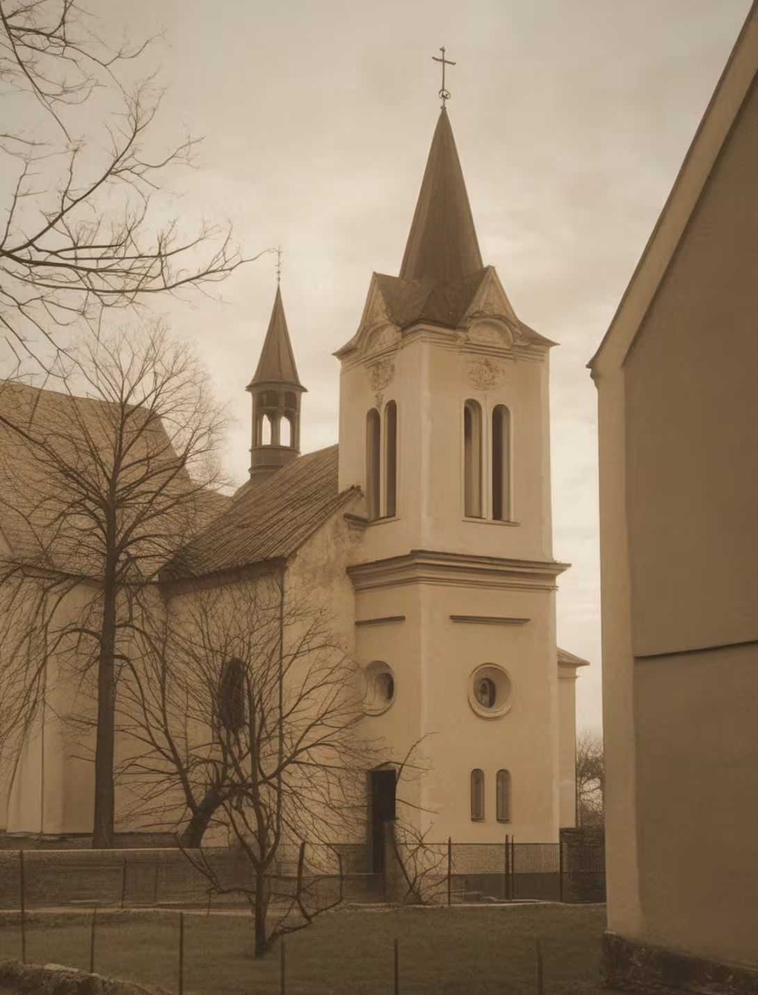 Historická podoba – Kostel svaté Ludmily (Horní Počernice)