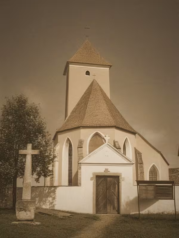 Historisches Erscheinungsbild – kostel svaté Máří Magdalény (Černice)