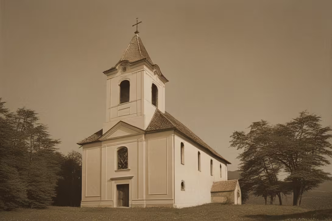 Historická podoba – Kostel svatých Šimona a Judy (Hradiště)