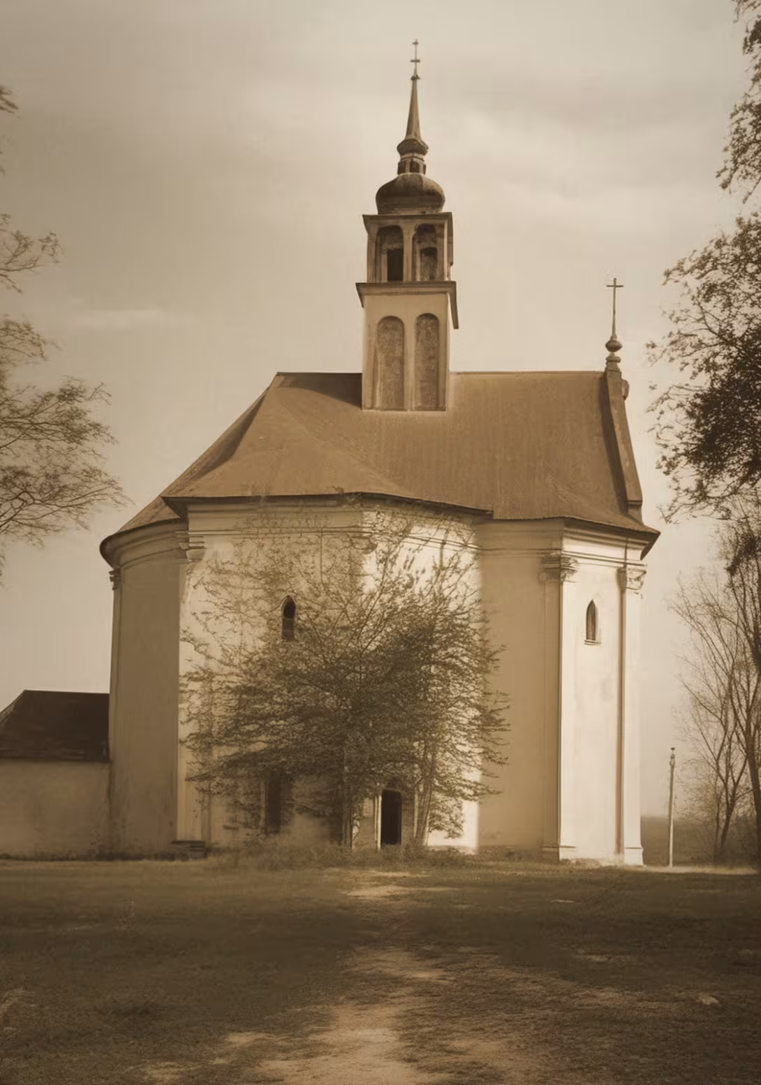 Historická podoba – kostel svatých Andělů strážných (Stražisko)