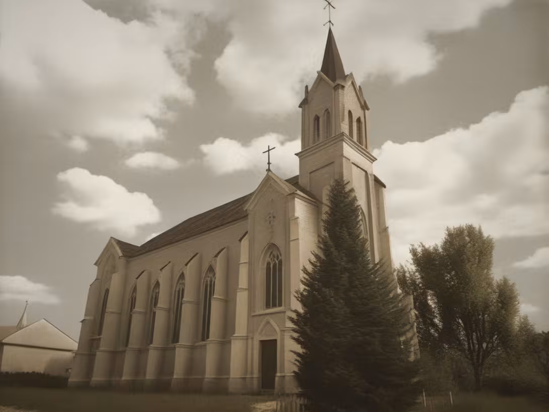 Historická podoba – Kostel svatých Cyrila a Metoděje (Vidče)