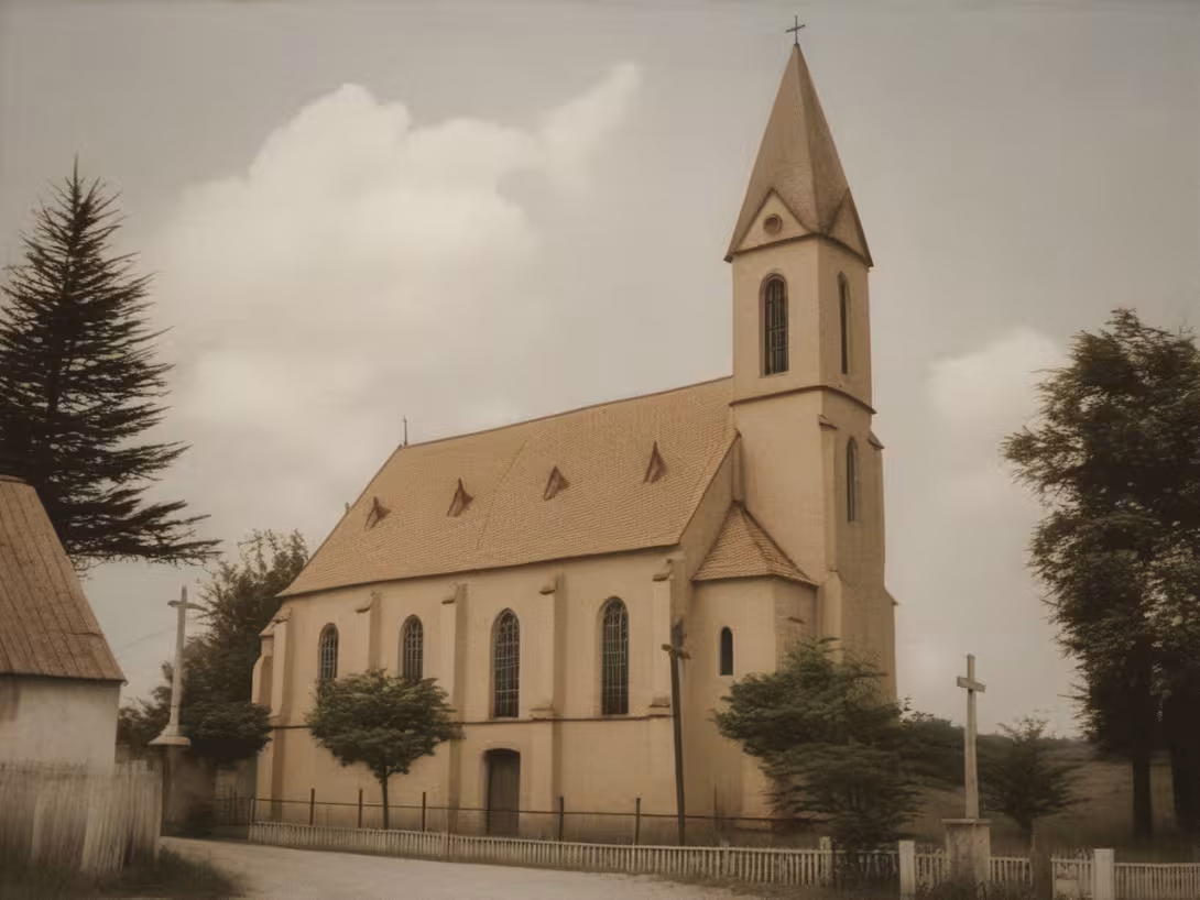 Historická podoba – Kostel svatých Filipa a Jakuba (Slavče)