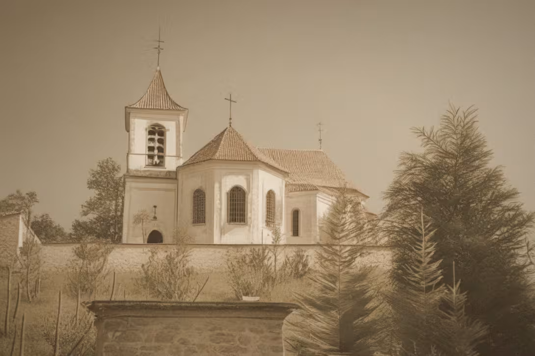 Historická podoba – kostel svatého Apolináře (Sadská)