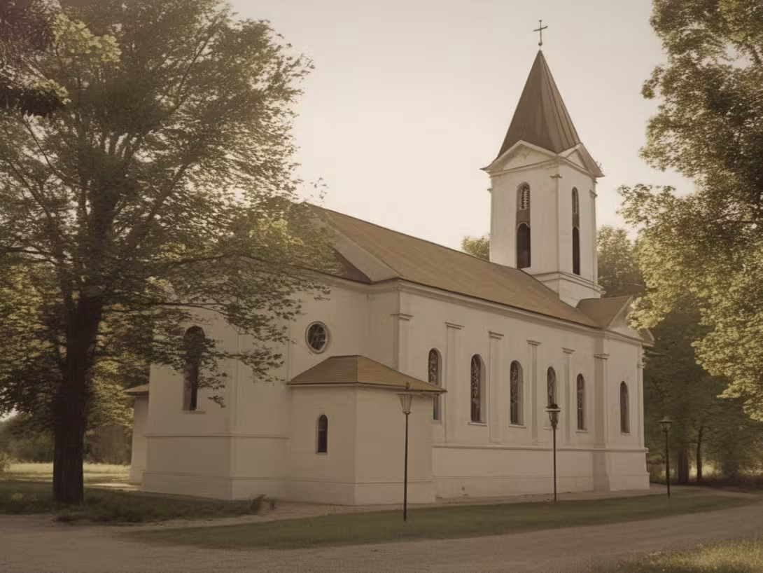 Historická podoba – kostel svatého Barnabáše