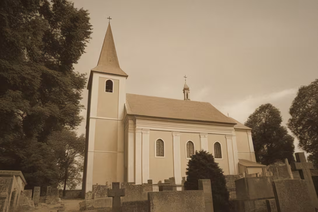 Historická podoba – kostel svatého Bartoloměje (Koněšín)