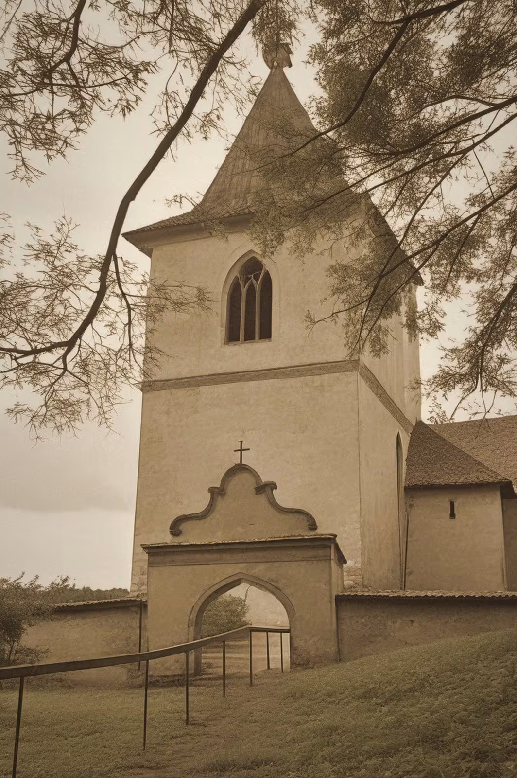 Wygląd historyczny – kostel svatého Bartoloměje (Otradov)