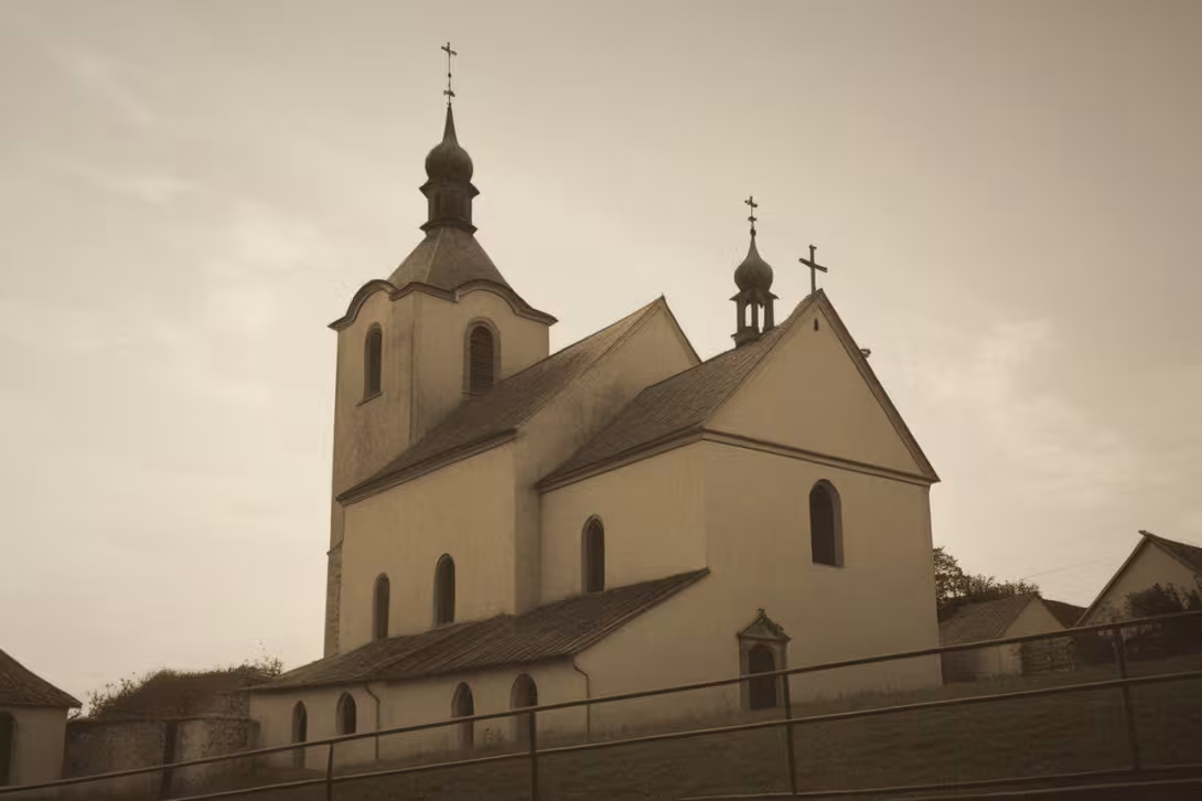 Historická podoba – kostel svatého Bartoloměje (Pošná)
