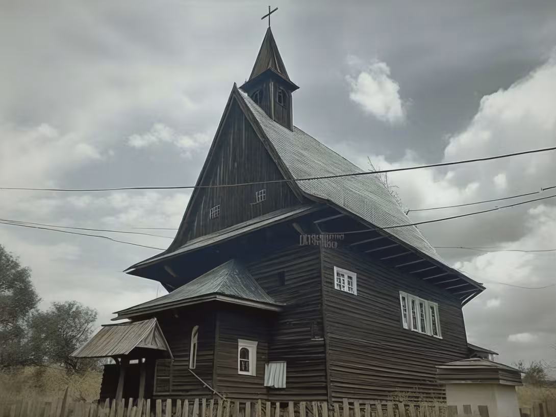 Historická podoba – Kostel svatého Cyrila a Metoděje (Hrčava)