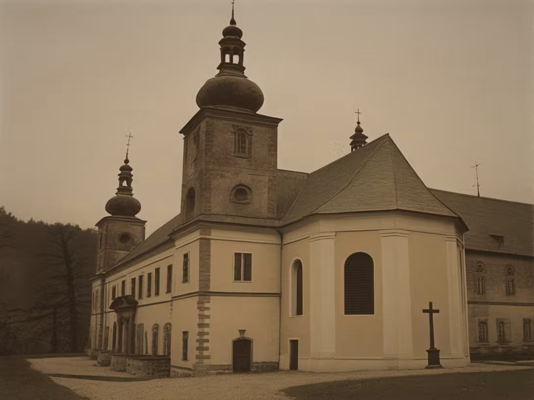 Historická podoba – Kostel svatého Cyrila a Metoděje (Loučná nad Desnou)