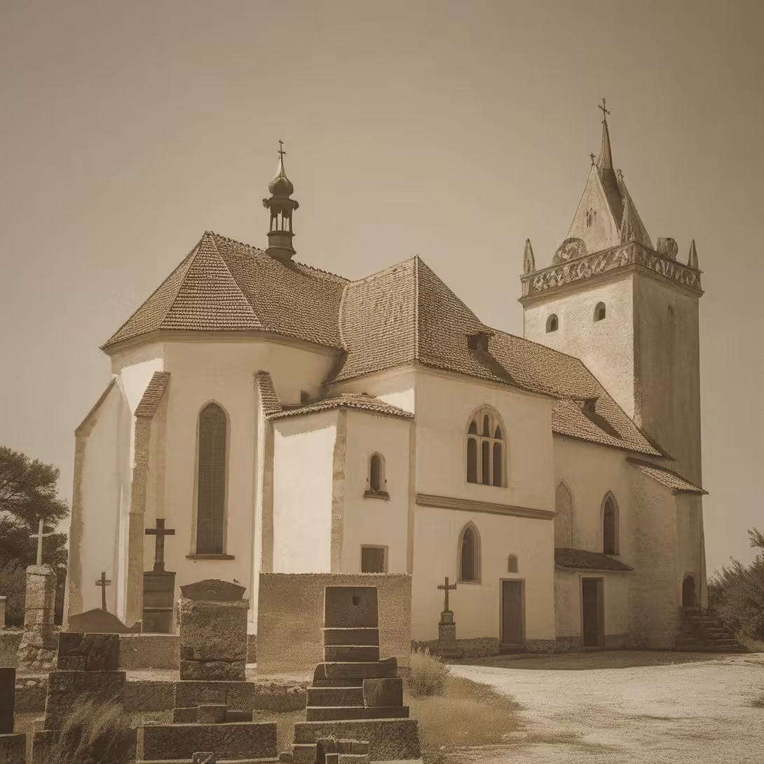 Historická podoba – kostel svatého Gotharda a Nanebevzetí Panny Marie