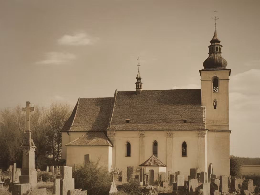 Historická podoba – kostel svatého Jakuba Většího (Ježov)