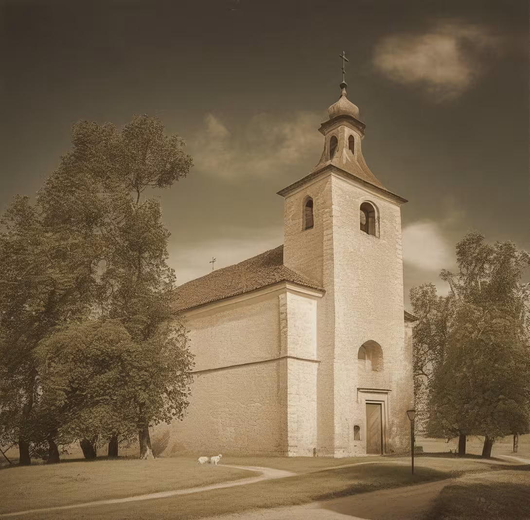Historická podoba – Kostel svatého Jakuba Většího v Kounicích