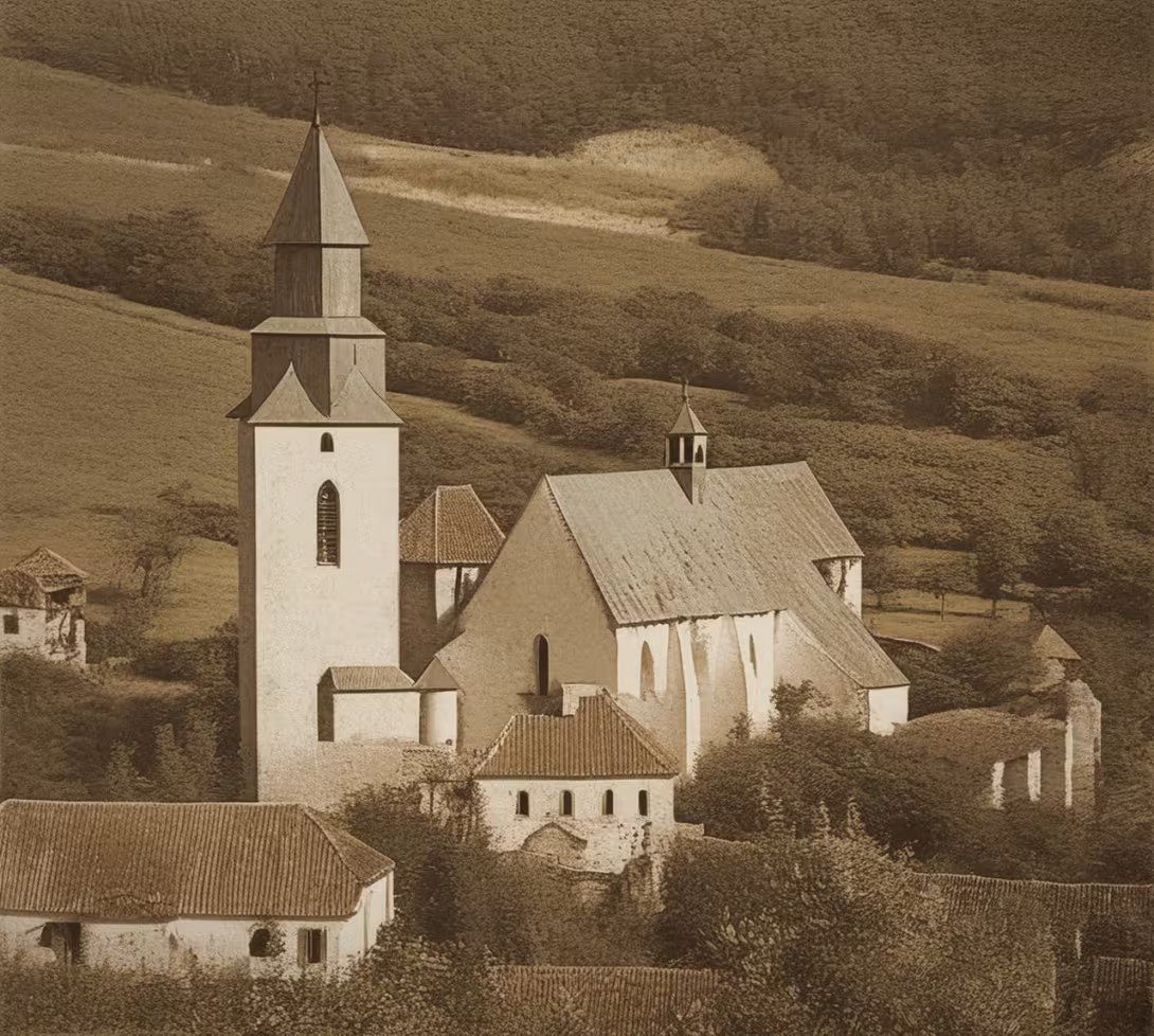 Historical appearance – kostel svatého Jana Křtitele (Kurdějov)