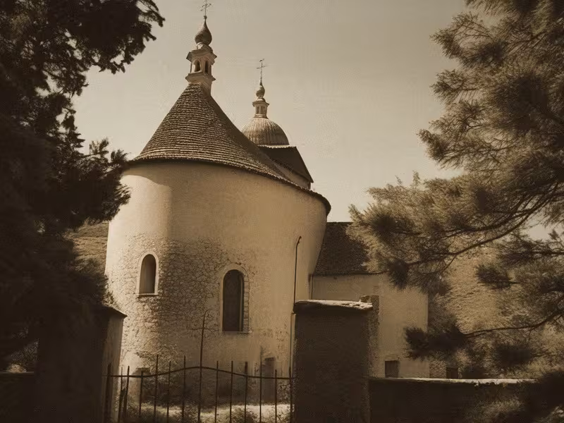 Historická podoba – Kostel svatého Jana Křtitele (Pravonín)
