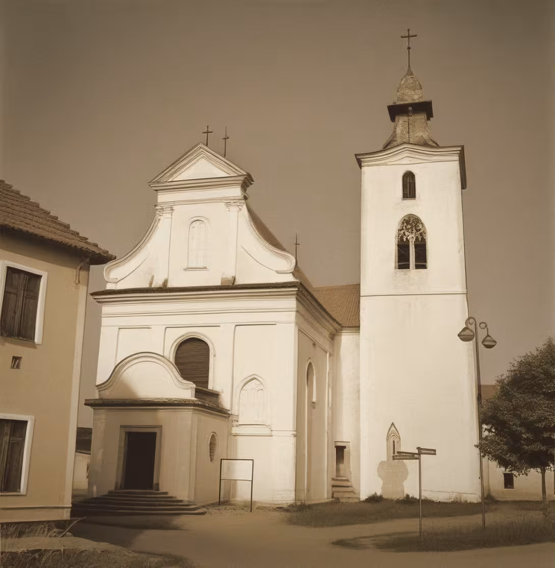 Historisches Erscheinungsbild – kostel svatého Jana Křtitele a svatého Václava
