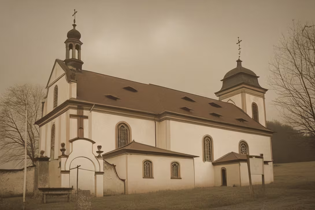 Historická podoba – Kostel svatého Jana Nepomuckého (Jetřichovice)