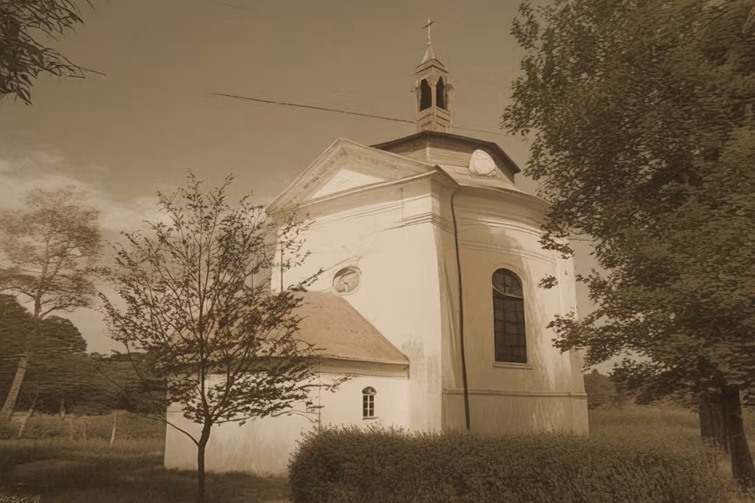Historisches Erscheinungsbild – kostel svatého Jana Nepomuckého (Litohoř)