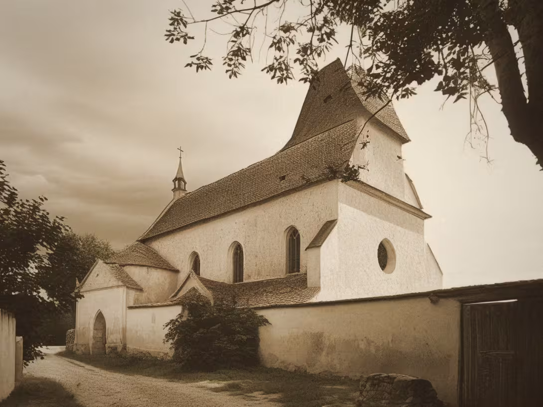 Wygląd historyczny – kostel svatého Jiří (Blansko)