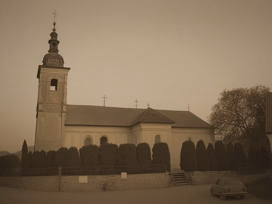 Historická podoba – Kostel svatého Jiří (Bludov)