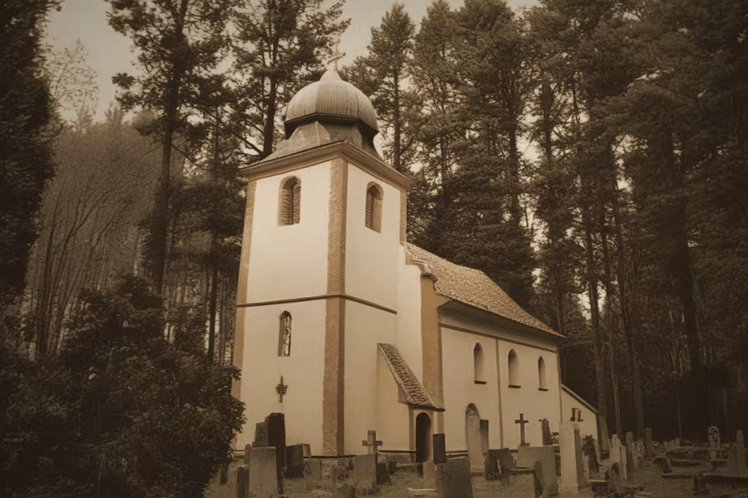 Historická podoba – Kostel svatého Jiří (Jevany)
