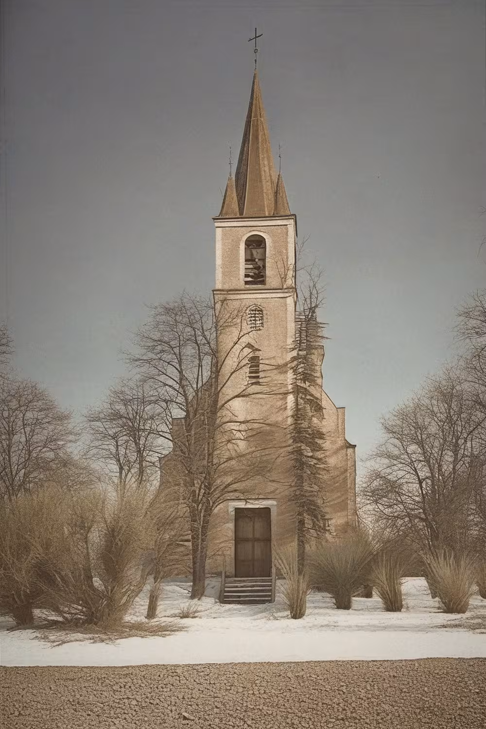Historická podoba – Kostel svatého Jiří (Lošany)