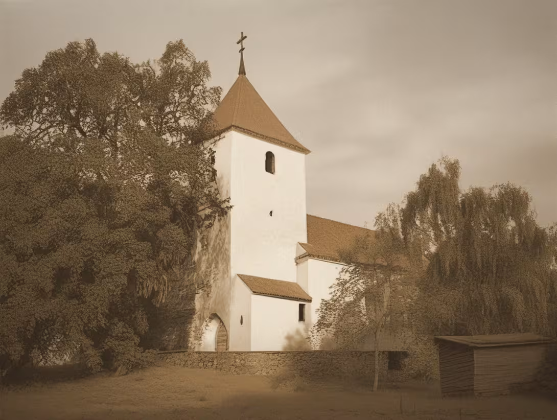 Historická podoba – kostel svatého Jiří (Olší)