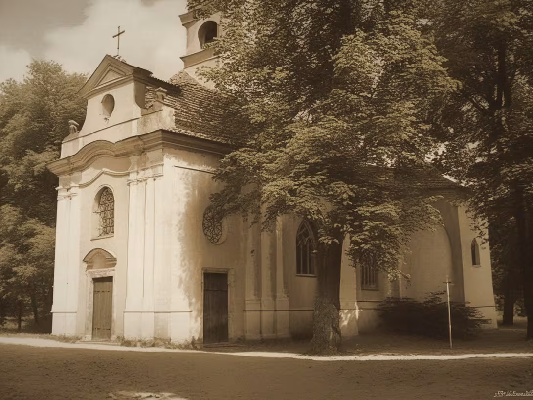 Historická podoba – Kostel svatého Jiří (Panenský Týnec)