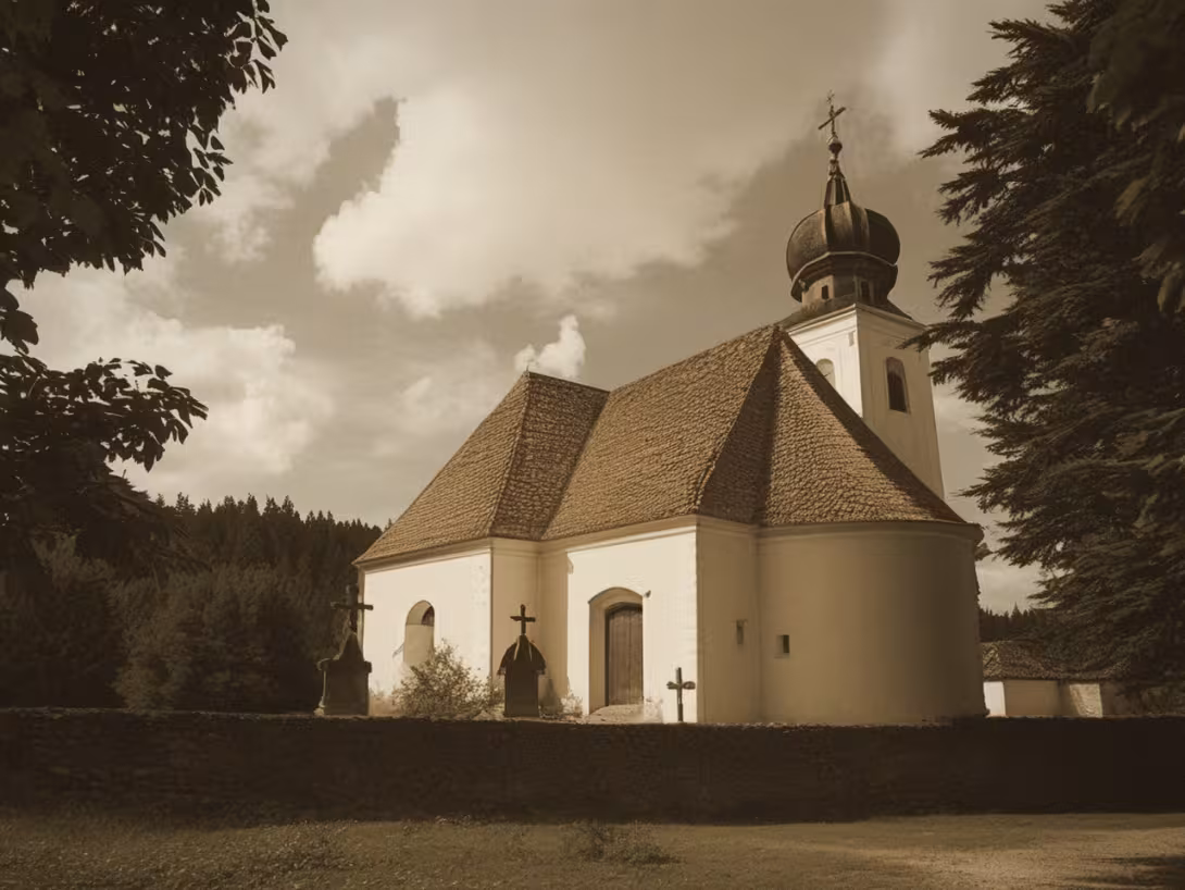 Historická podoba – Kostel svatého Jiří (Vrané nad Vltavou)