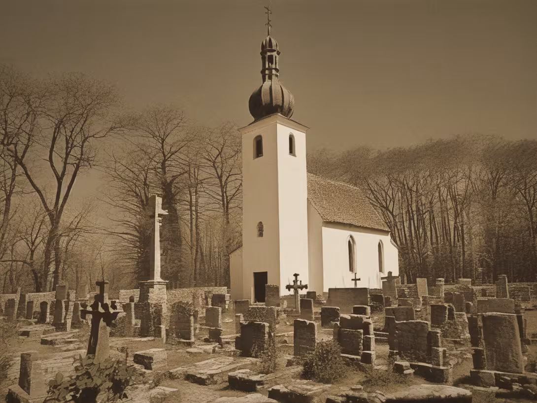 Historická podoba – kostel svatého Jiljí (Domanín)