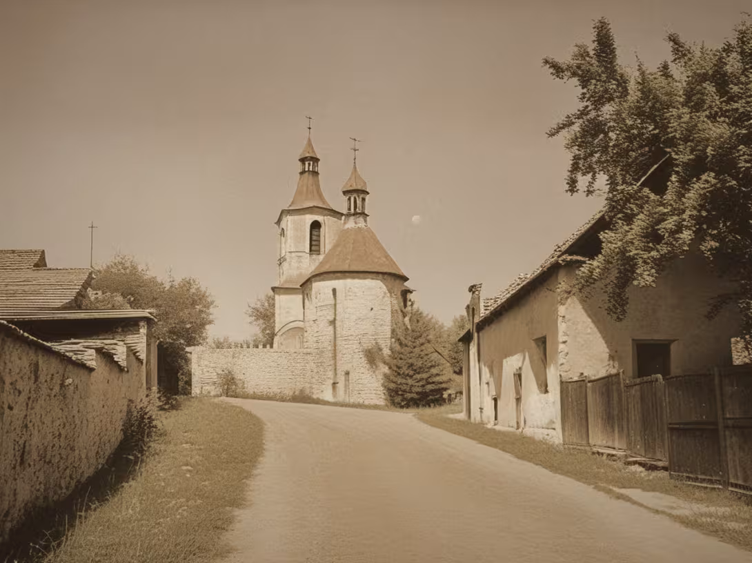 Historická podoba – Kostel svatého Jiljí (Vinařice)