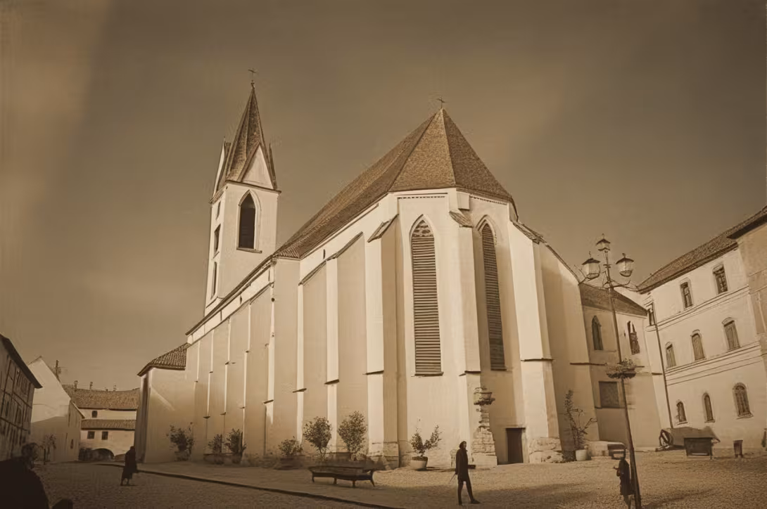 Historická podoba – kostel svatého Jiljí a Panny Marie Královny