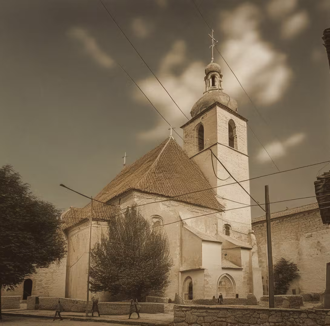 Historická podoba – Kostel svatého Jindřicha a svaté Kunhuty na Novém Městě v Praze