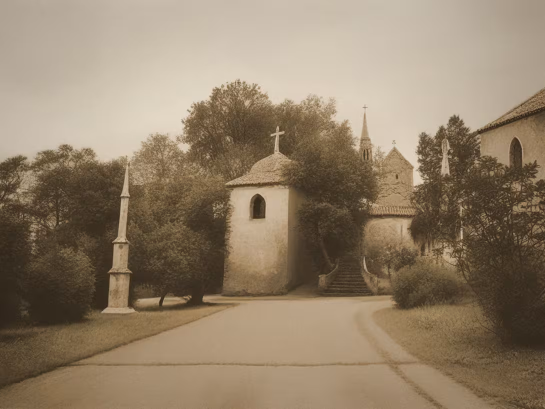 Historická podoba – Kostel svatého Linharta (Citov)
