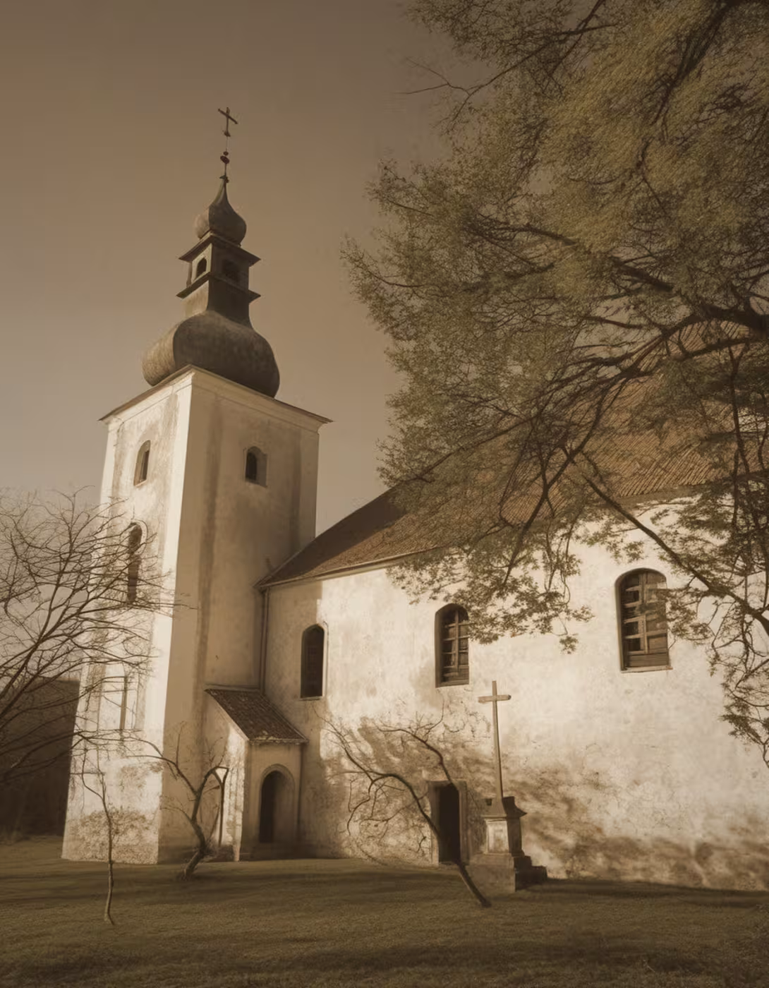 Historická podoba – kostel svatého Linharta (Havraníky)