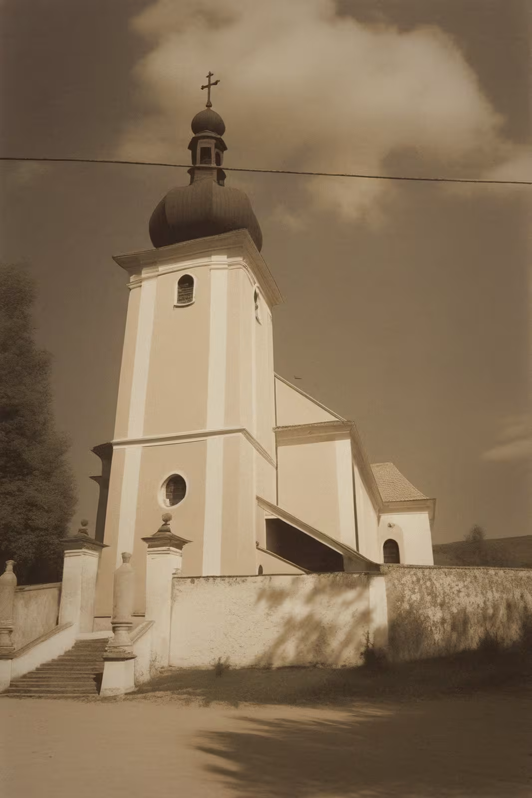 Historická podoba – kostel svatého Martina (Budkov)