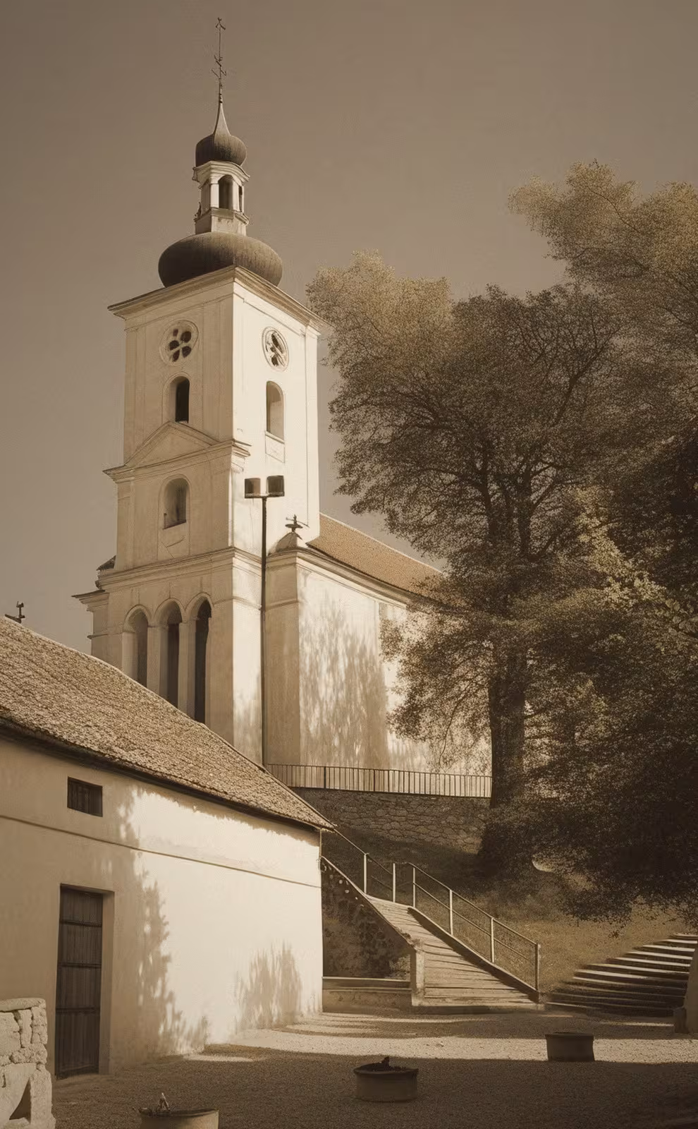 Historická podoba – kostel svatého Martina (Hrochův Týnec)