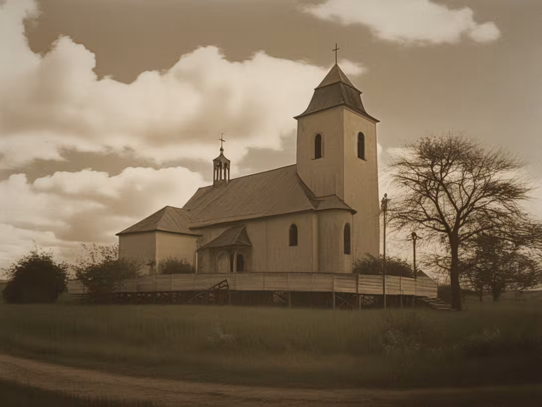 Historická podoba – Kostel svatého Martina (Měrotín)