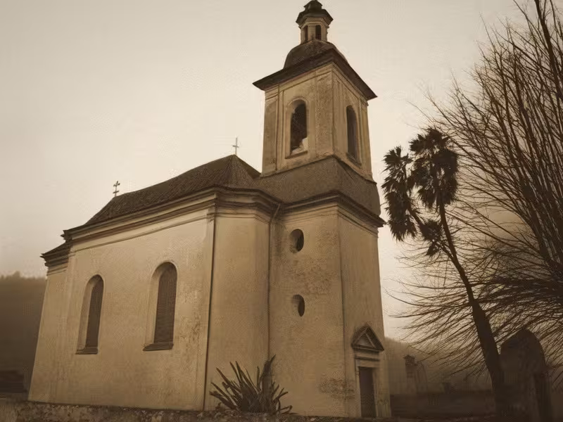 Historická podoba – kostel svatého Matouše (Dolany)