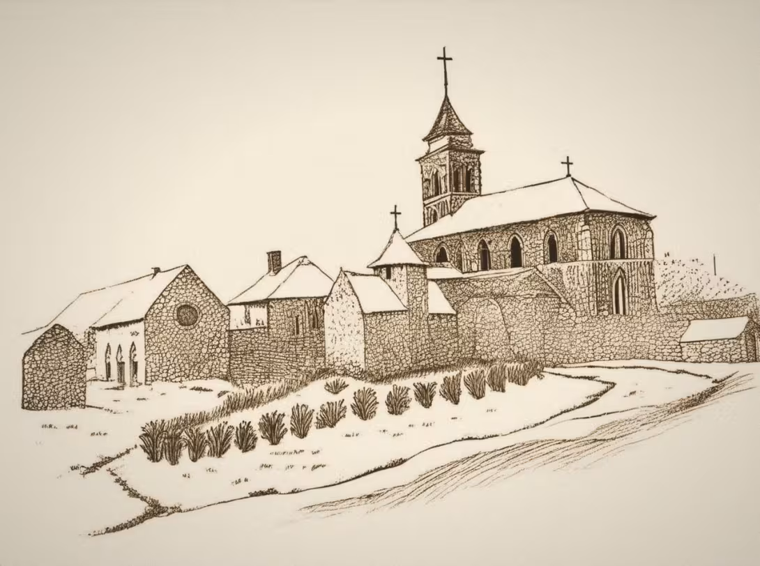 Historická podoba – Kostel svatého Michaela (Chožov)