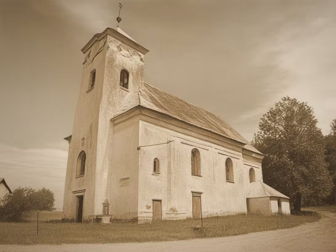 Historická podoba – Kostel svatého Michaela archanděla (Jiříkov)