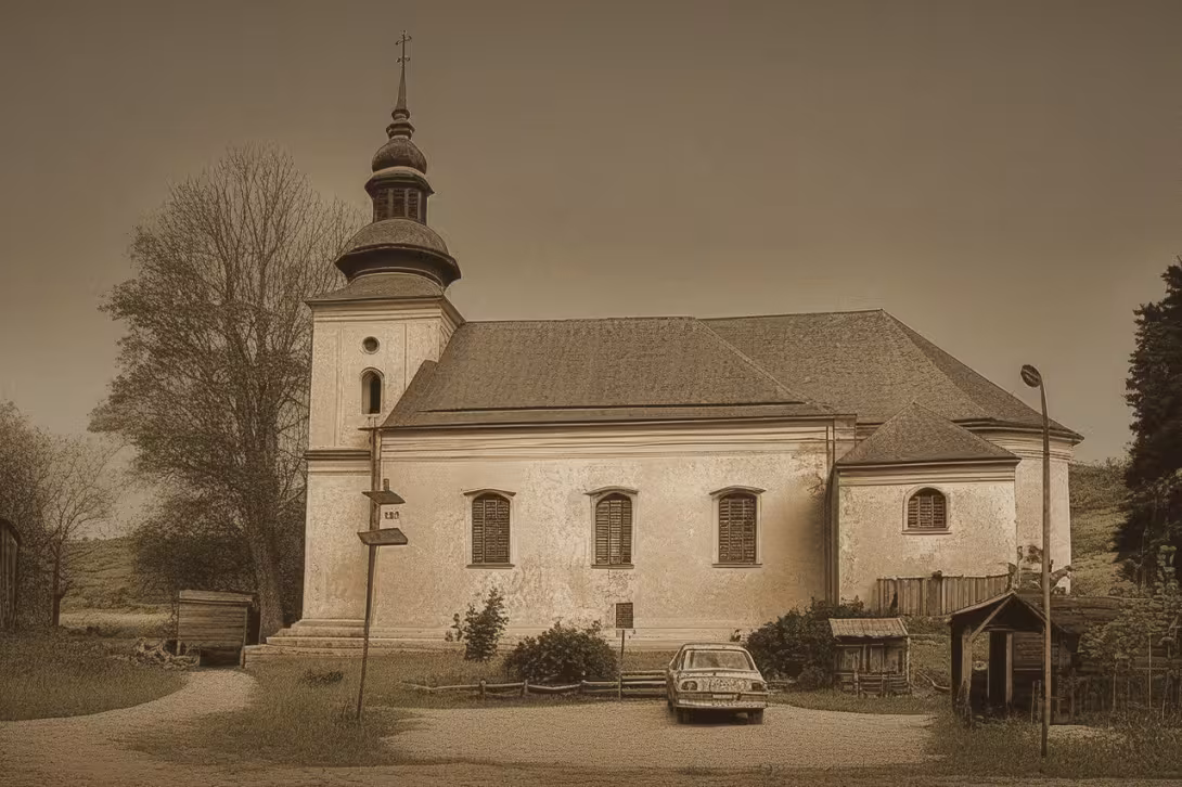 Historická podoba – Kostel svatého Michaela archanděla (Blatno)